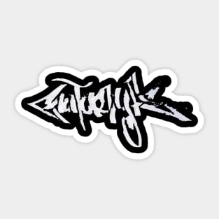 Gatorlyfe Font Sketch Sticker